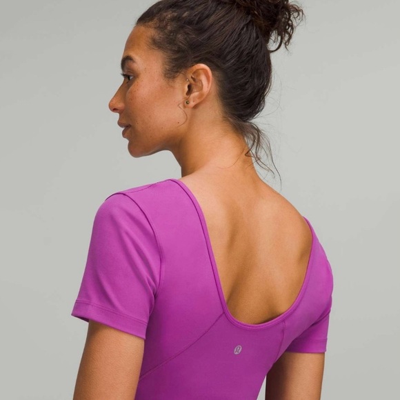 Lululemon Align T-Shirt in Vivid Plum - Picture 2 of 7